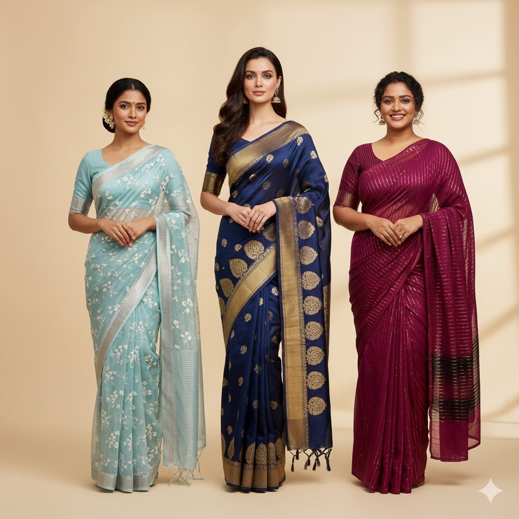 perfect saree for body type